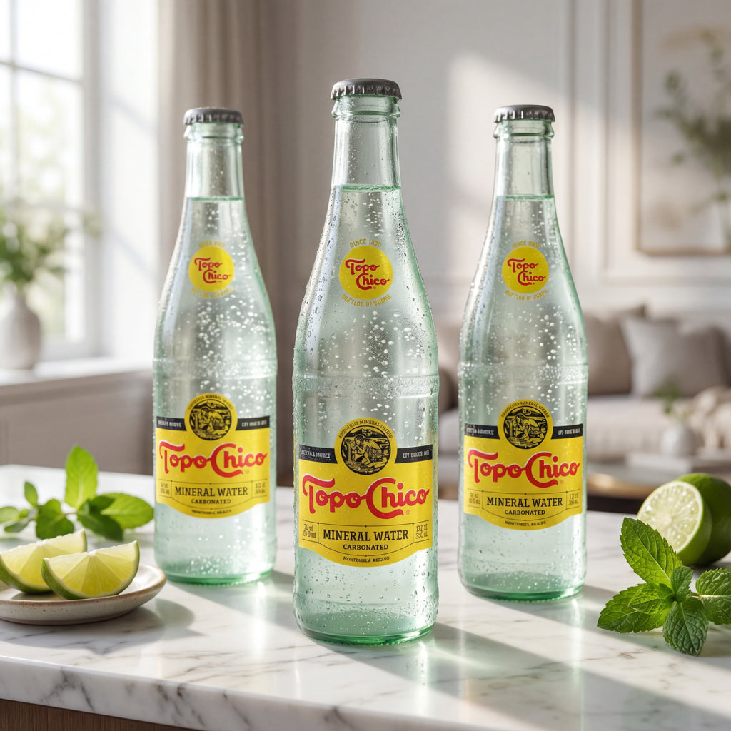 Topo Chico Mineral Water – 12 Pack (12oz Glass Bottles) 🚚 FREE Shipping