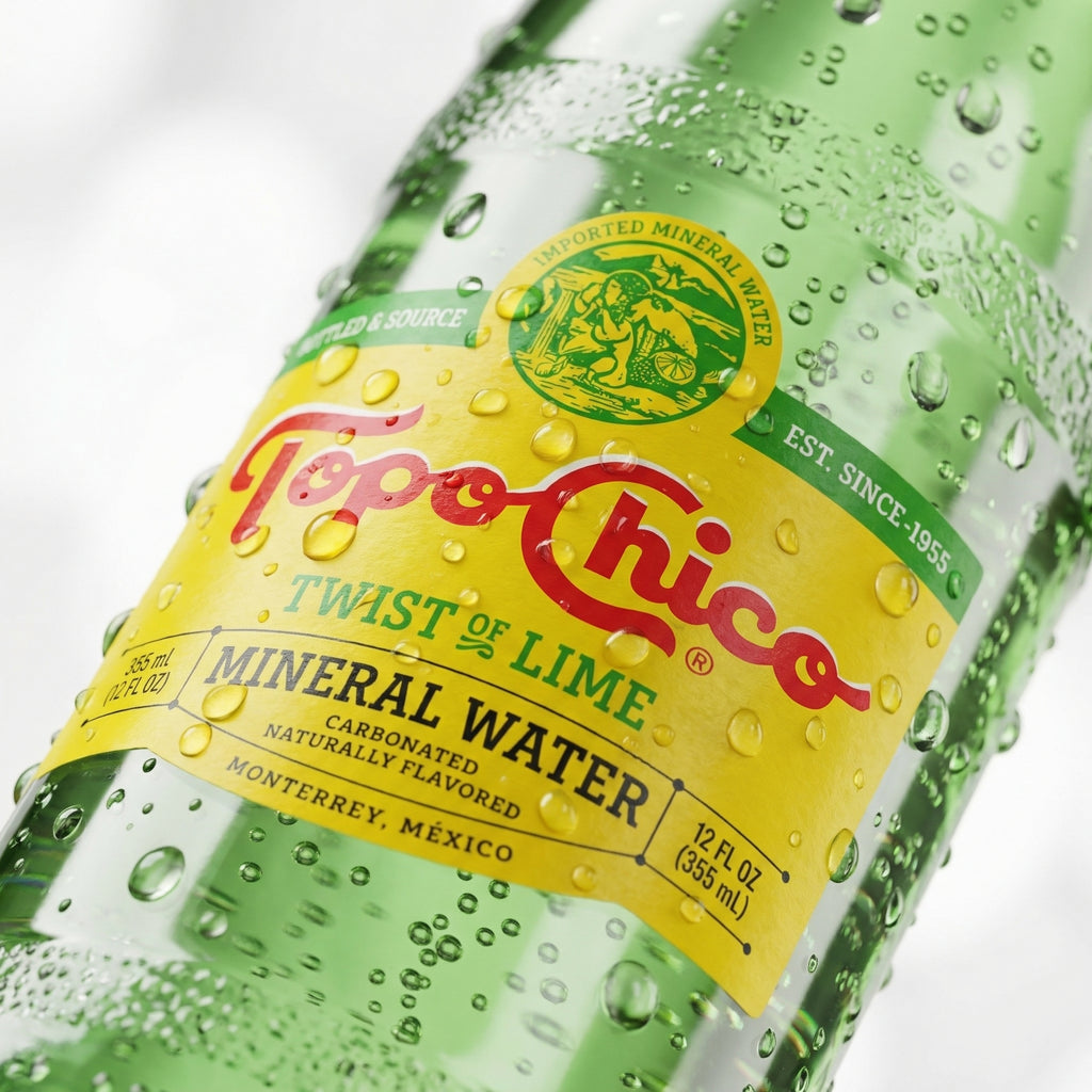 Topo Chico Twist of Lime Mineral Water – 12 Pack (12oz Glass Bottles) 🚚 FREE Shipping