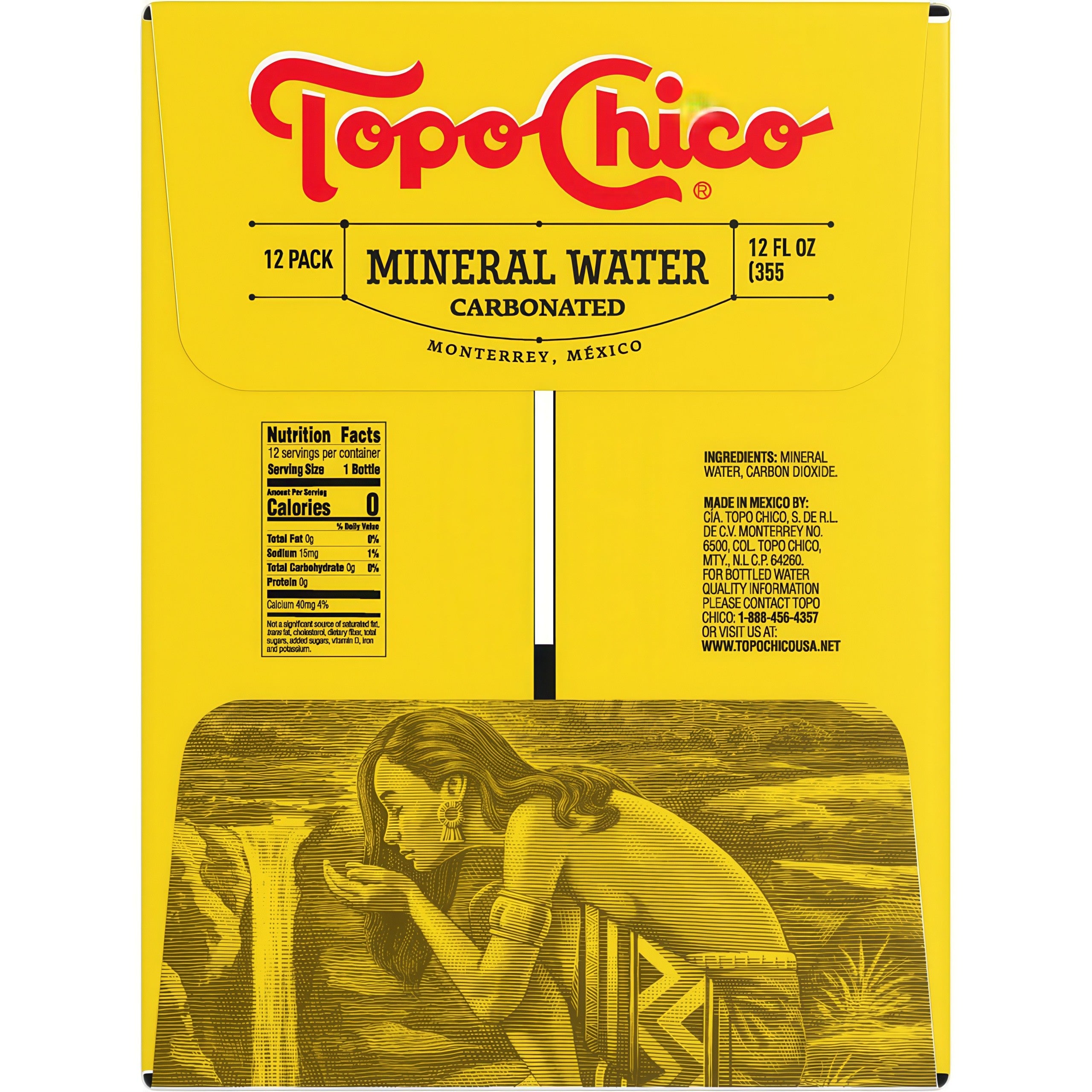 Topo Chico Mineral Water – 12 Pack (12oz Glass Bottles) 🚚 FREE Shipping